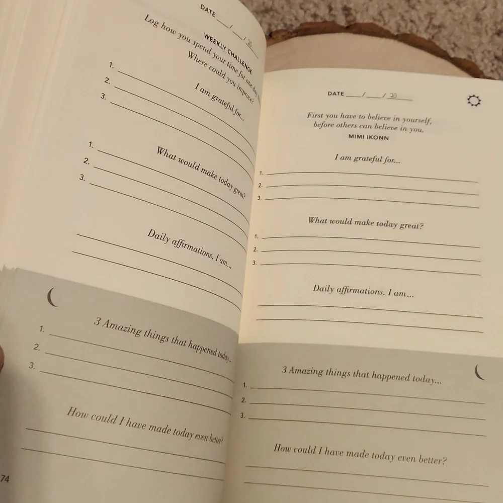 Paper Source The Five-Minute Journal Hardcover Book